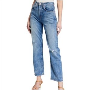 NWT Rag & Bone Maya High Rise Ankle Straight 25